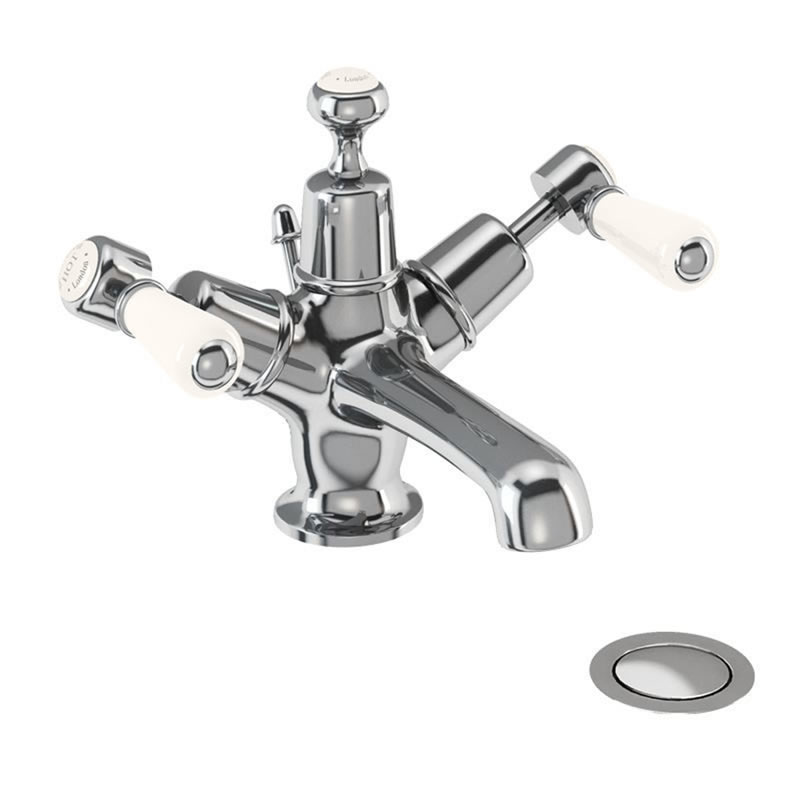 Kensington Medici basin mixer with pop-up waste
